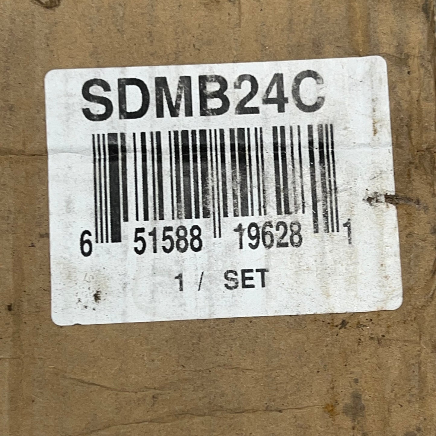 QUANTUM STORAGE (1 SET)Security Door Mounting Bracket 24"D Chrome Plated SDMB24C