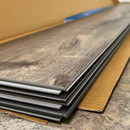 JOHNSON HARDWOOD (6 Pcs) Vinyl Flooring 7" x 60", Sidecar Color 444-16103