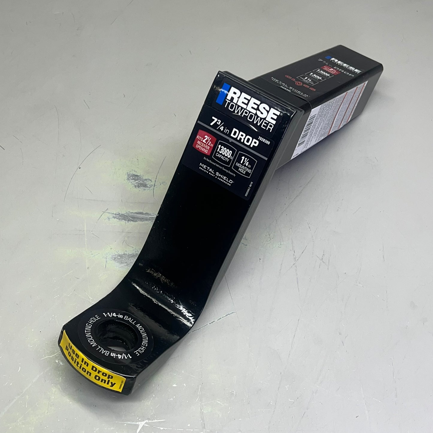 REESE TOWPOWER Hitch Ball Mount Draw Bar 2.5" Shank 7.75"Drop 13,000 Lbs 7028300