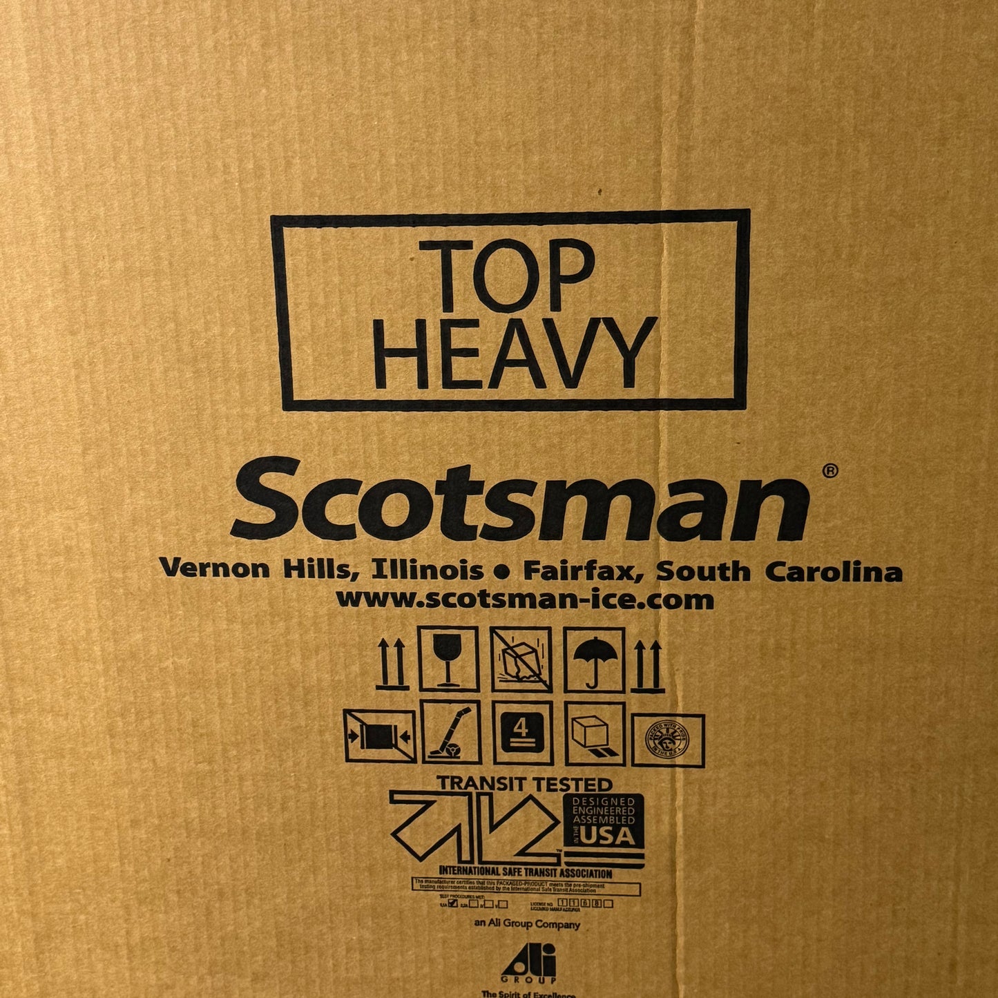 SCOTSMAN Meridian Countertop Air Cooled Ice & Water Dispenser HID312A-1A (New Other)