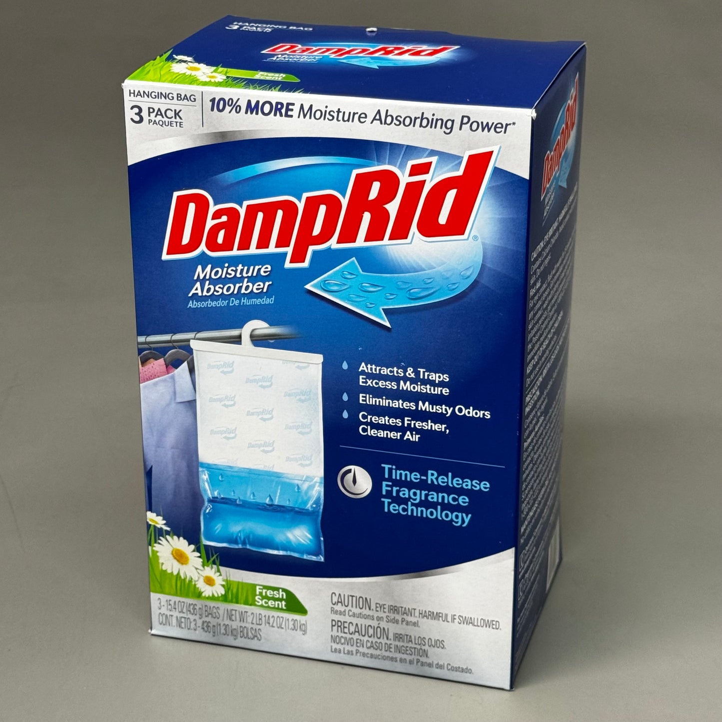 DAMPRID (2 BOXES, 6 BAGS TOTAL) Fresh Scent Moisture Absorber 15.4 oz S3345MM