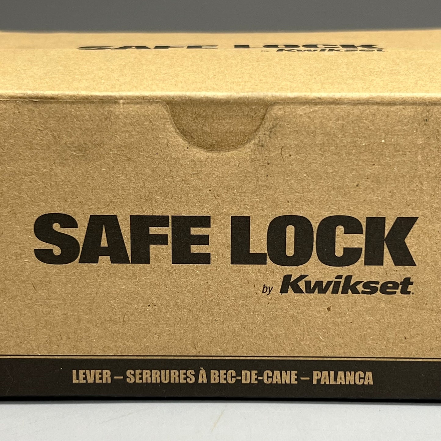 KWIKSET Safe Lock Daylon Single Cylinder Keyed Entry Door Lever Set SL6000DALSQT-15