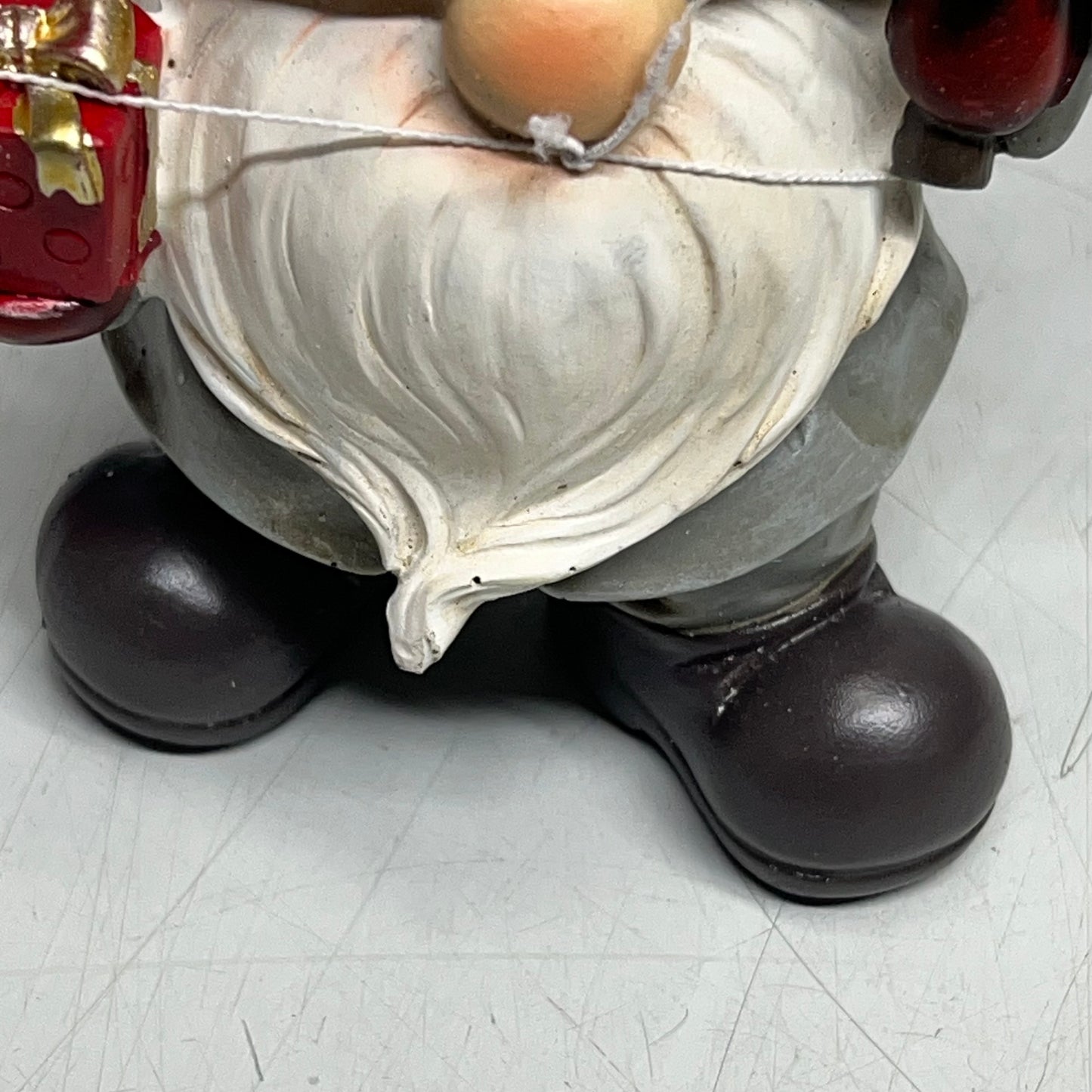 ZA@ GERSON  (LOT OF 3) Assorted Resin Christmas Holiday Gnomes 6.3"  Multicolor 2025014433