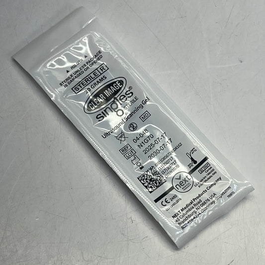 ZA@ CLEAR IMAGE (48 PACK) Individually Wrapped Sterile Ultrasound Gel 20G Blue 04-048(B)
