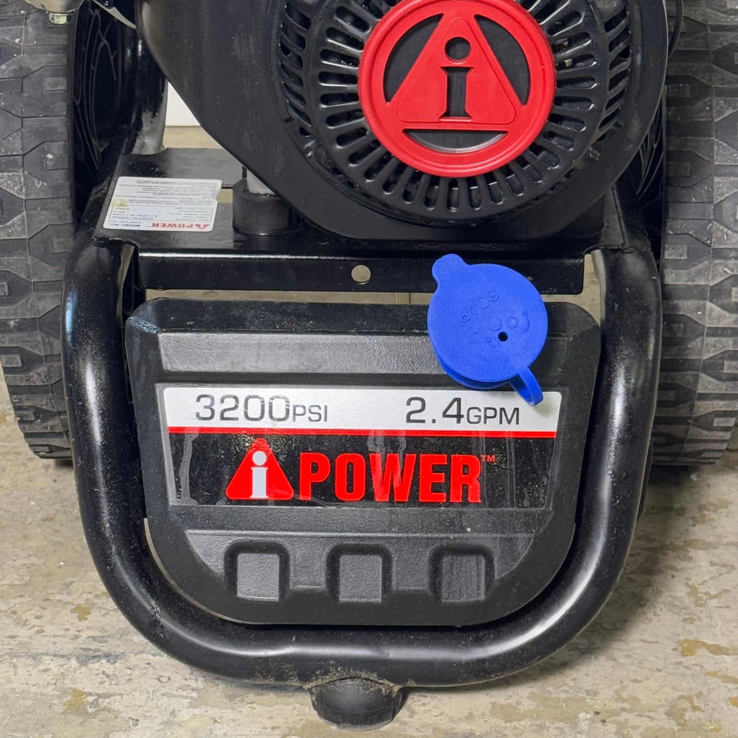 ZA@ POWER Pressure Washer 3200 PSI Deep Cleaning Axial Cam Pump PWF3201SH Sz 40”Hx17”Lx12”W (AS-IS, Used)