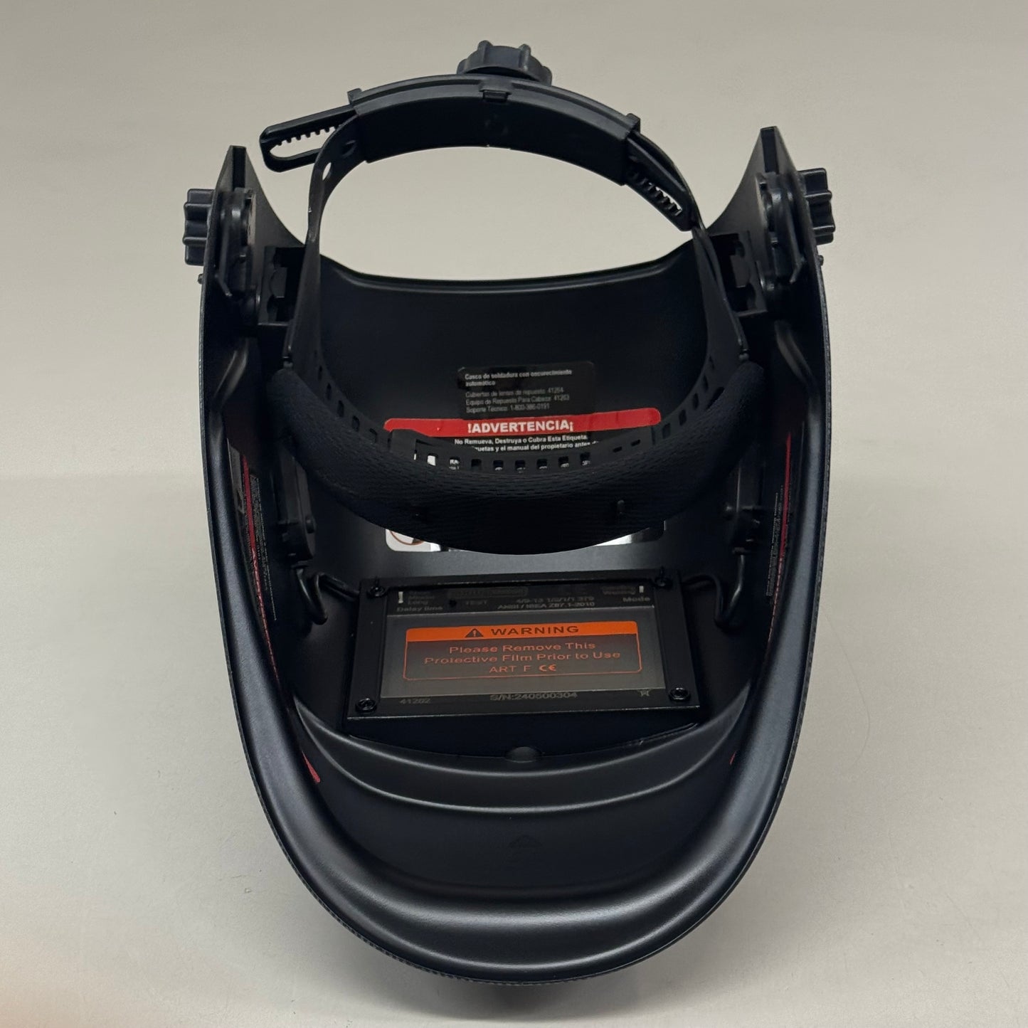 TITAN ShopIron Auto Darkening Welding Helmet 3.85x2.17" View Black 41262 (New Other)