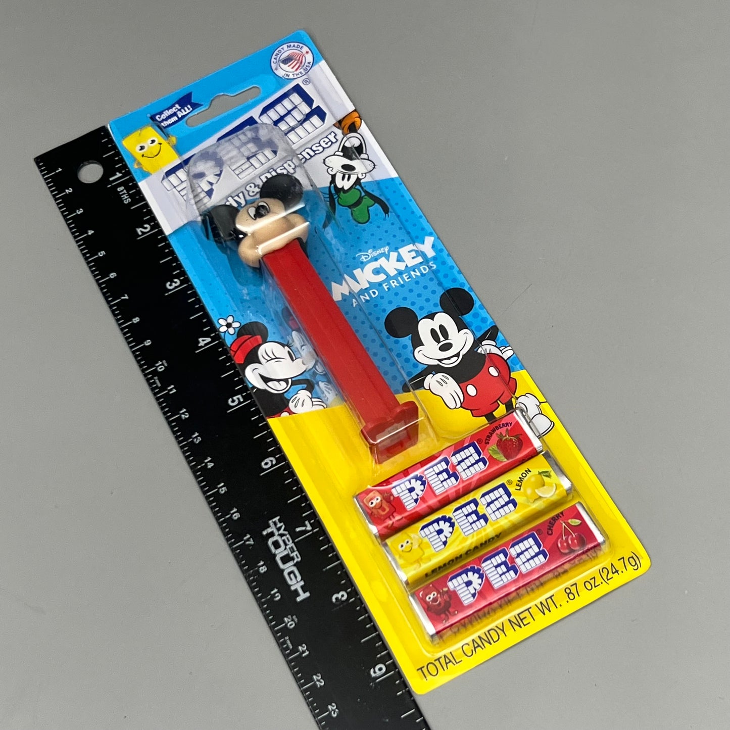 DISNEY PEZ Mickey Mouse & Friends (6 PACK) Candy & Dispenser 039853 BB 11/29