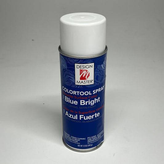 DESIGN MASTER (2 PACK) Colortool Spray Versatile Surface Color 12oz Blue Bright