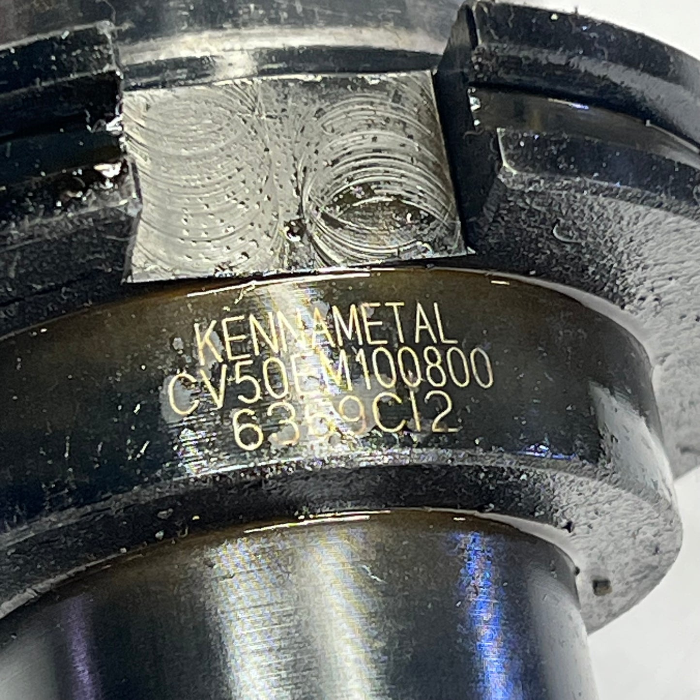 KENNAMETAL Tool Holder W/ Attachment for Cutting  ~ 1-3/4" CV50EM100800 (Used)