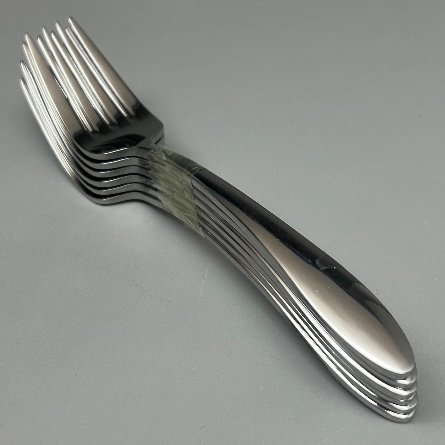 GOLD SERIES IDOL 2 Pack of 12 Qualite Stainless Dinner Forks Metalic