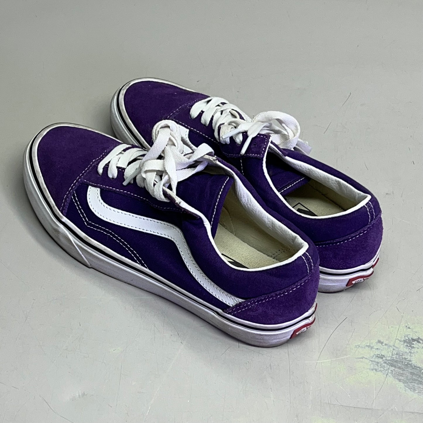 VANS Old Skool Of The Wall Sneakers Men's Sz 7 Women's Sz 8.5 Purple (Pre-Owned)