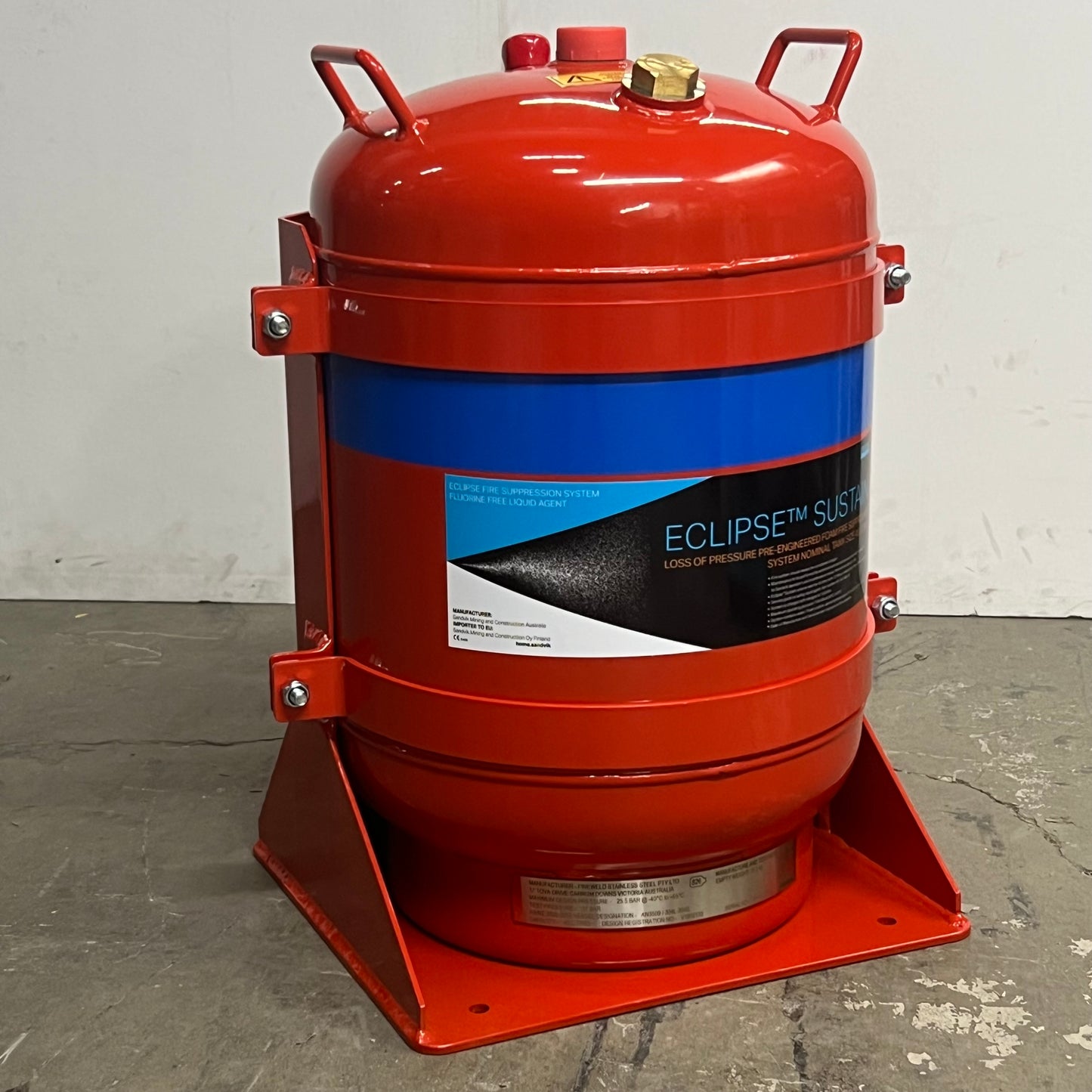 SANDVIK Eclipse Sustain Foam Fire Suppression Tank & Kit