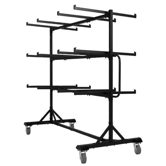 DTK Foldable Chair Rack Sz 65.6" x 11.8" x 5.5", Black