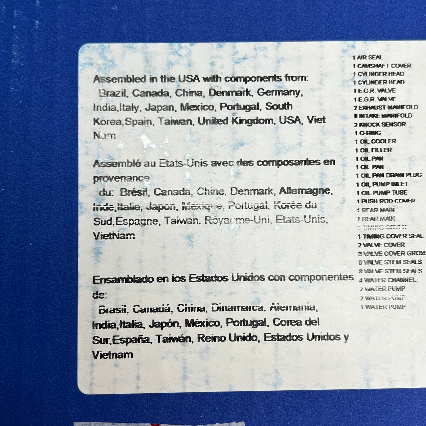 MAHLE Full Gasket Set For Chevrolet & Pontiac Vehicles Made In USA 95-3640