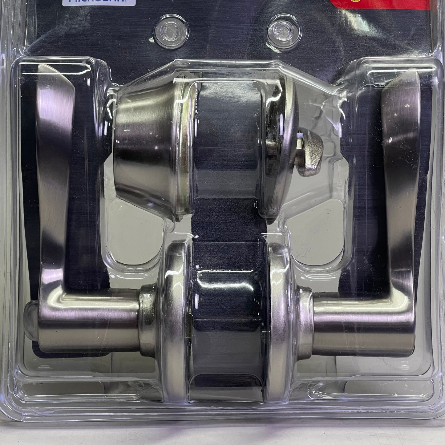 KWIKSET Balboa Entry Door Lever & Deadbolt 2-3/4" Satin Nickel 96900-420