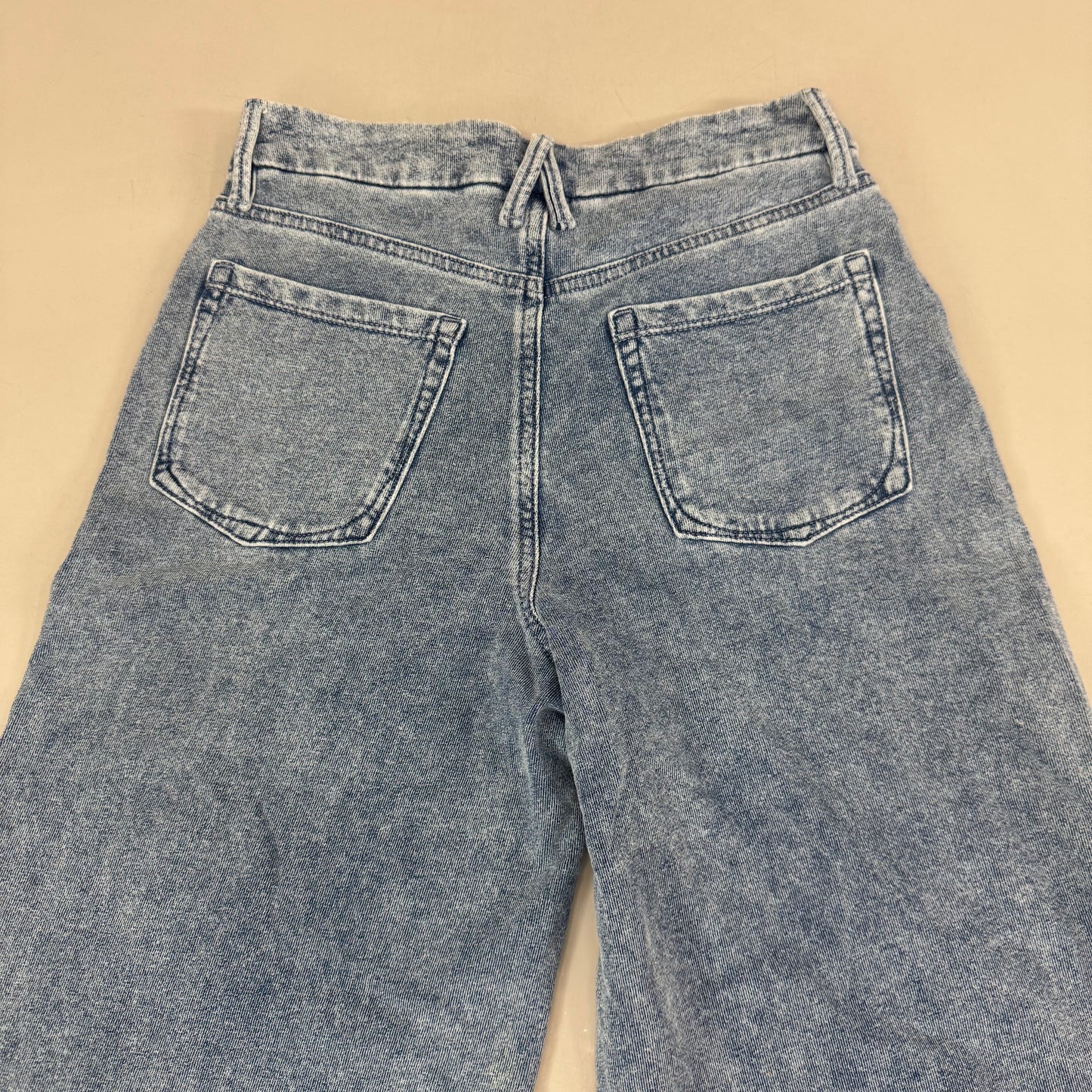 GOOD AMERICAN Jeanius Good Skate Jeans Women's Sz 8 Indigo586 GS0409VN