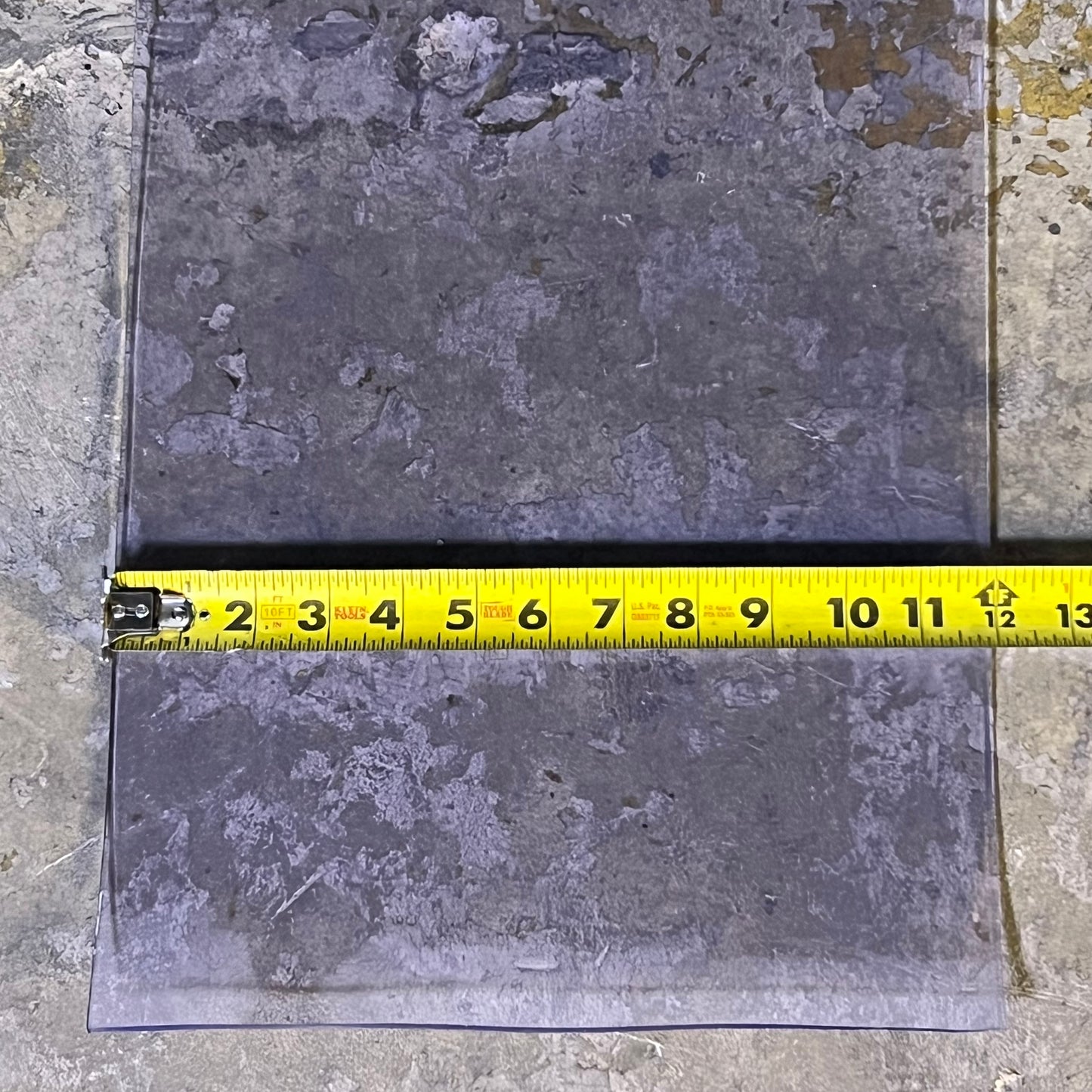 Vinyl Strip Door Replacement Roll Sz 12"W 3TA93