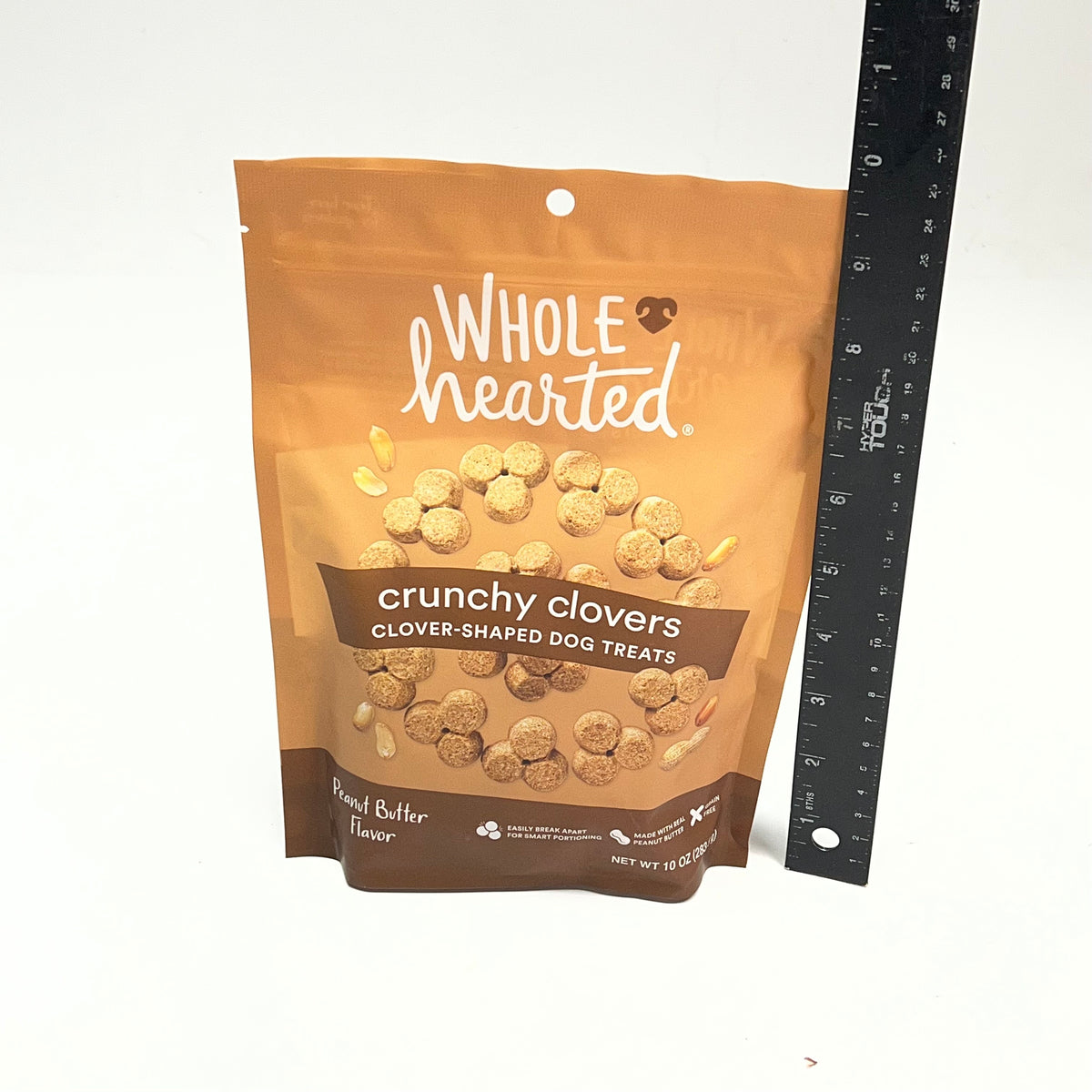 ZA@ WHOLE HEARTED (3 PACK) Crunchy Clovers Clover-shaped Dog Treats Peanut Butter |Flavor BB 10/27