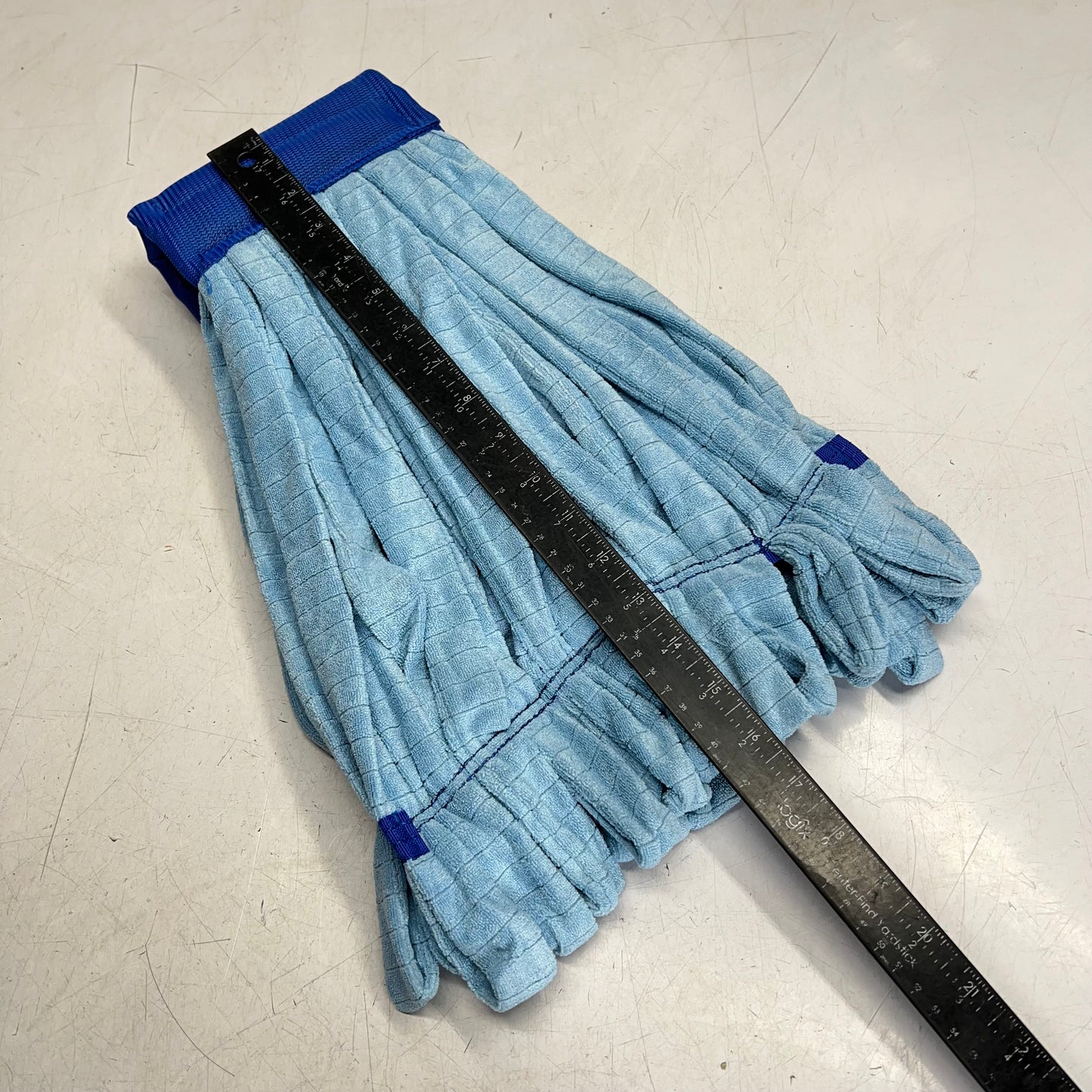 MICROFIBER WHOLESALE Professional Microfiber Mop 13" L X 6"W Blue LMTMA-B
