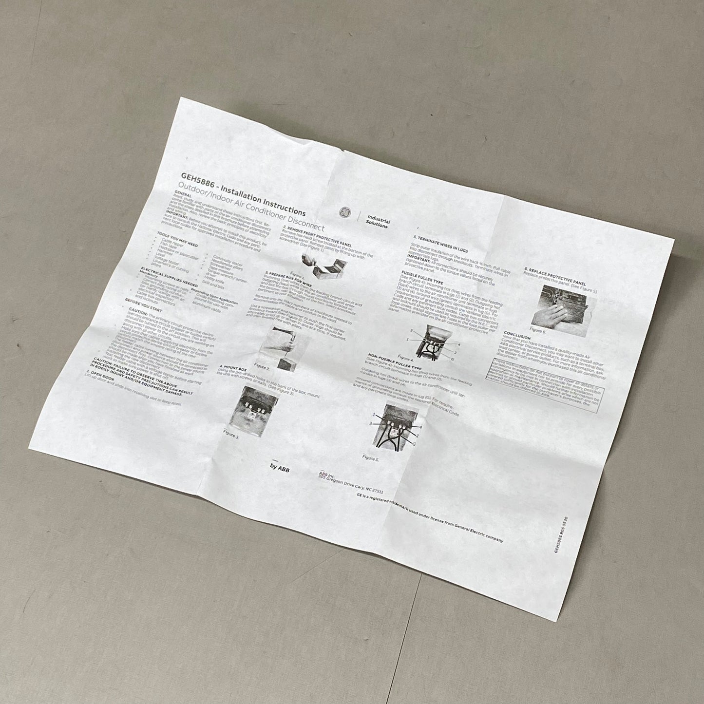 ENERGY INDUSTRIAL SOLUTIONS Air Conditioner Disconnect 9.75"x5.5"x3.75" Grey TF30RCP
