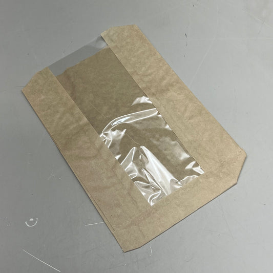 BROWN PAPER GOODS (2,000 PK) Plain Natural Gusseted Singles Cookie Bags 5"x7" 12P07