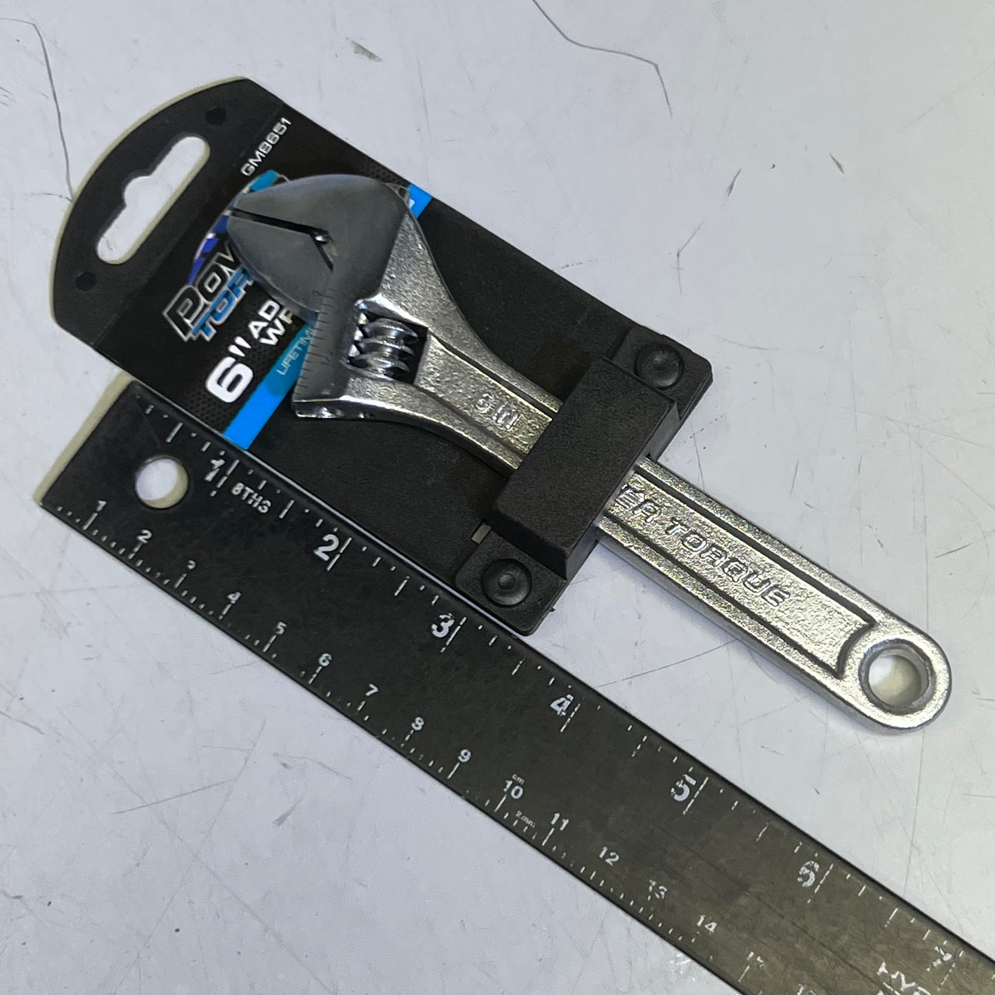 POWER TORQUE 6" Adjustable Wrench GM8651