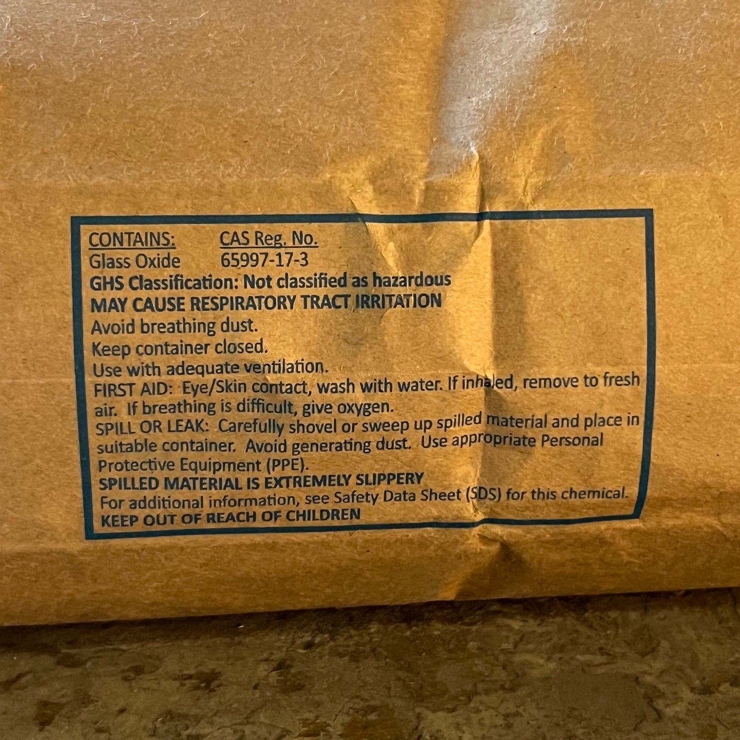 TRINCO Abrasive Blasting Media Medium Grade Glass Bead 50 Lbs BOL 70-140