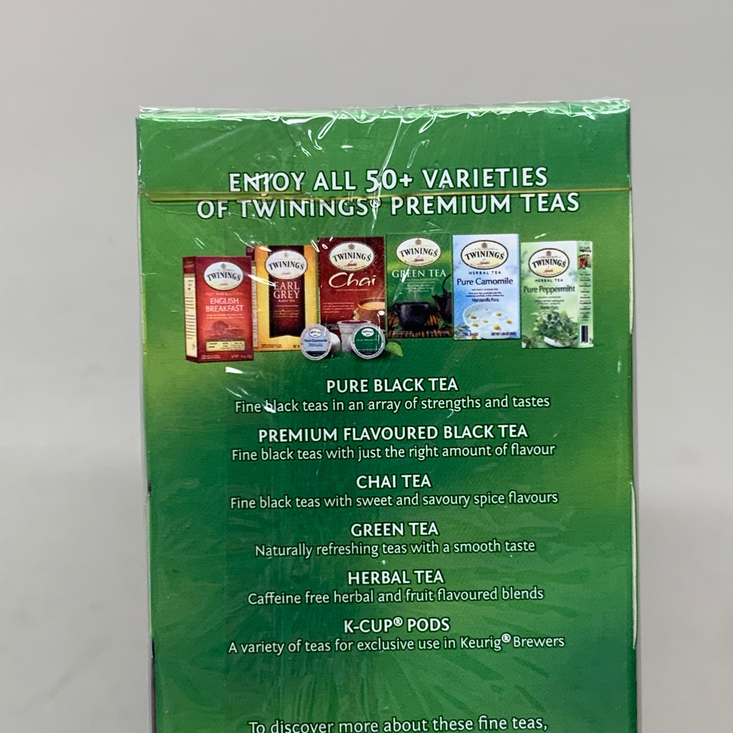 TWININGS (6 PACK) 120 Bags Pure Green Tea of London Best By 04/22/2025