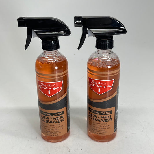 ZA@ JAY LENO'S GARAGE (2 PACK) Total Care Leather Cleaner Gentle Formula  16 fl oz