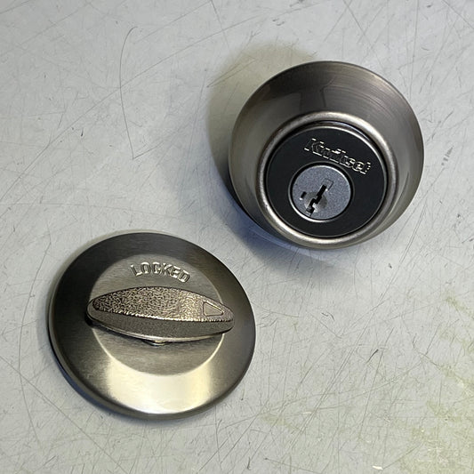 KWIKSET (2 PACK) 660 Series Single Cylinder Deadbolt Satin Nickel 96600-764