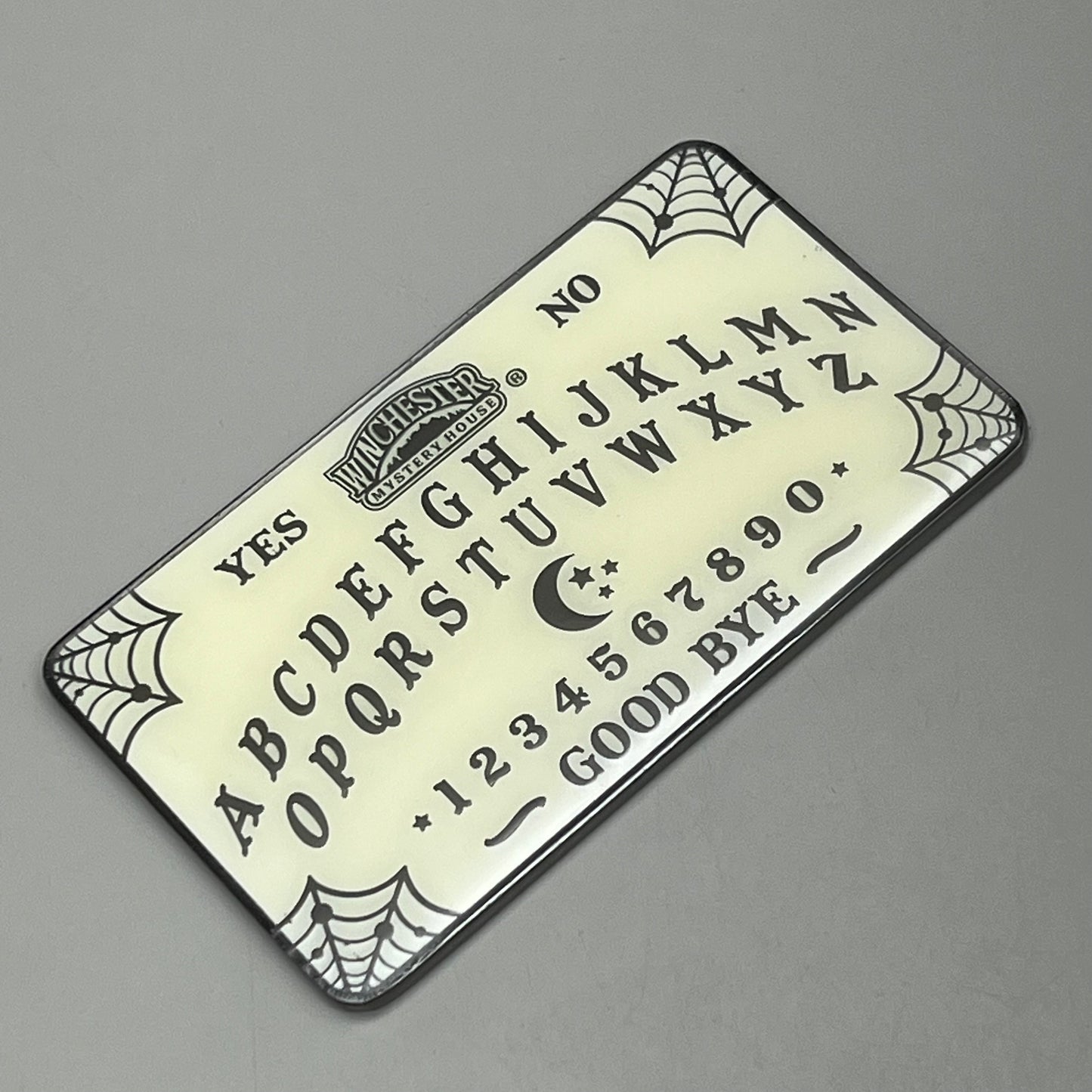 WINCHESTER MYSTERY HOUSE (2 PACK) 4in Ouija Board Glow in The Dark Metal Magnet 45-0006