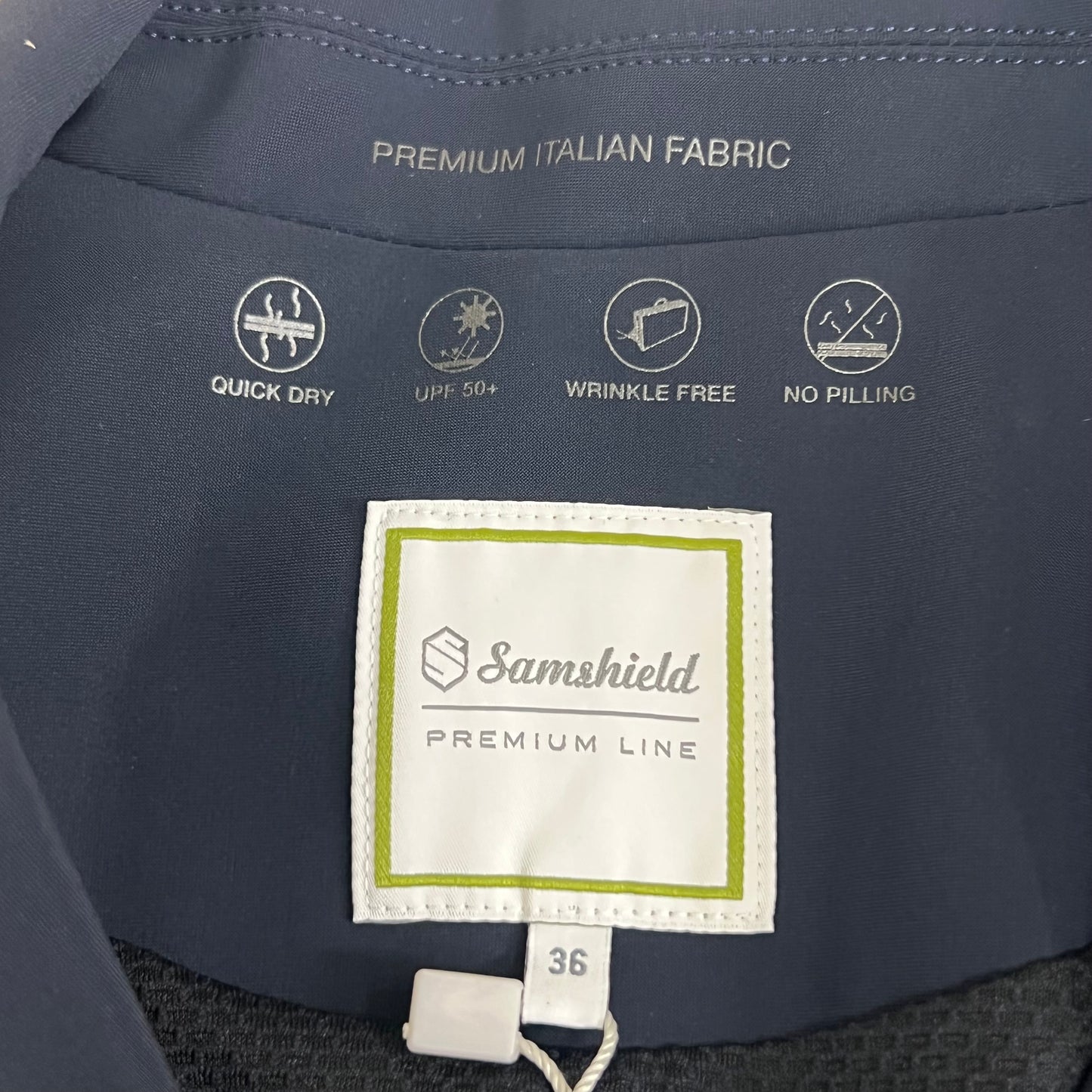 SAMSHIELD Olympe IV Equestrian Riding Jacket Women’s Sz US 6, UK 8, FR 36 Navy Blue