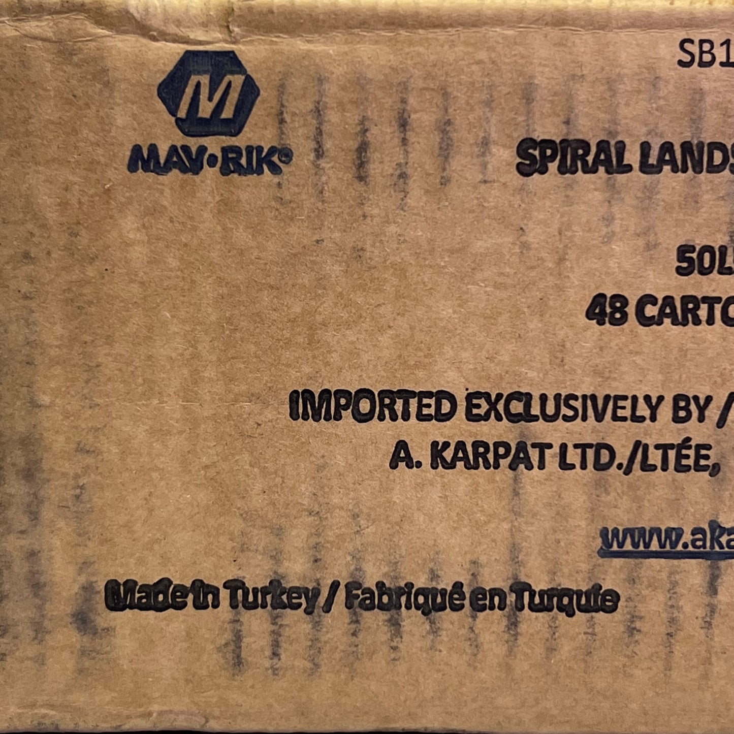 AKARPAT (48 PACK) Hot-Dip Spiral Landscape Spike 10"L Grey SB1000-HCT