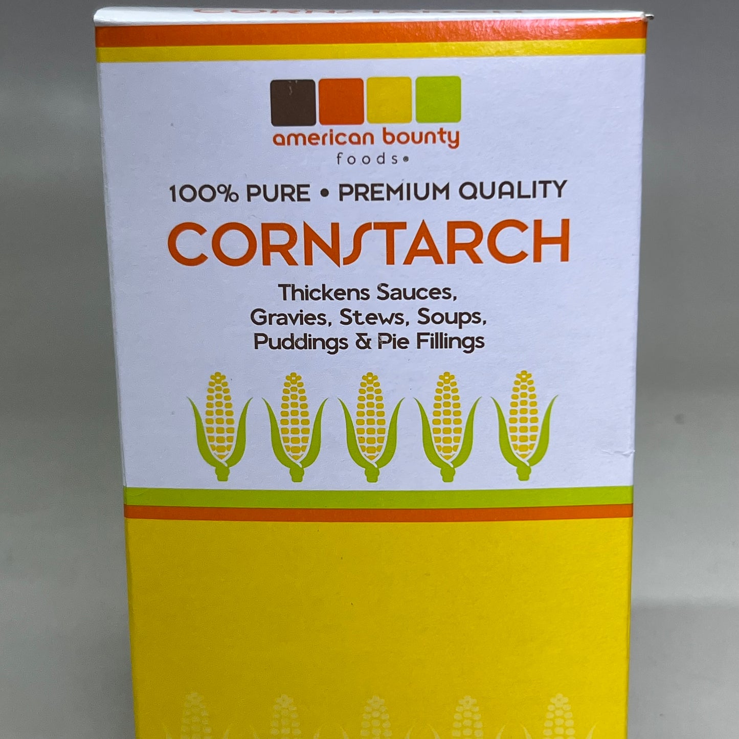 AMERICAN BOUNTY FOODS Cornstarch (24 PACK) Thickens Sauces 16 oz BB 11/27 (New)