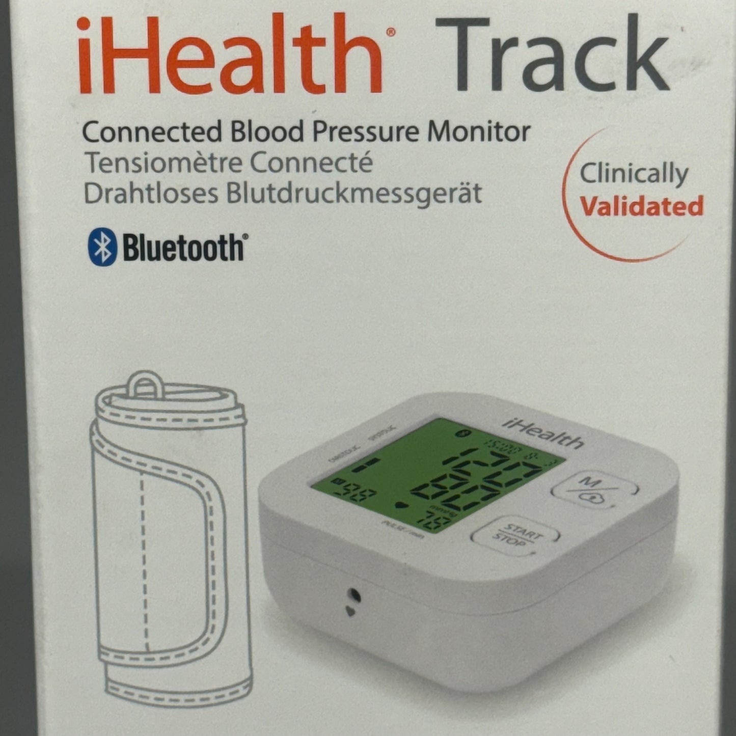 iHEALTH Track Connected Arm Blood Pressure Monitor w/Bluetooth (New)