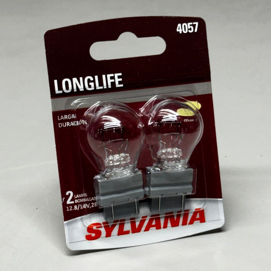 SYLVANIA (6 Bulb) Long Life Incandescent Mini Bulb 4057,Clear 4057LL.BP2