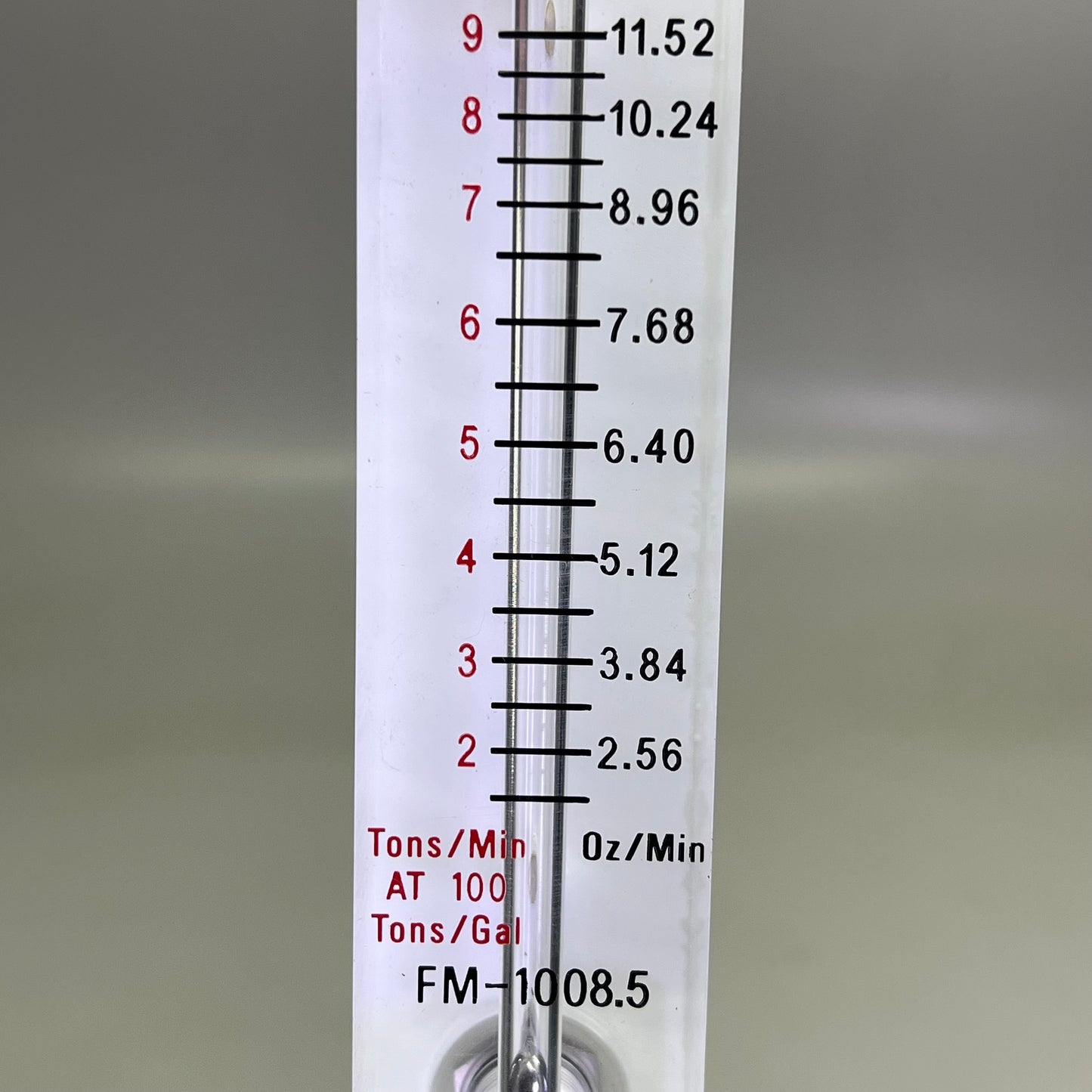 DOHRMANN ENTERPRISES INC. Flowmeter For 1/4"IDx3/8"ID Hose 6.5" Clear FM-1008.5