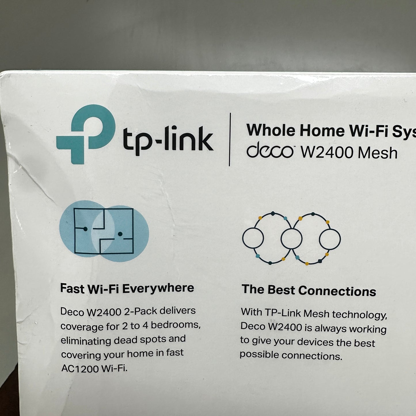 TP-Link Deco W2400 Whole Home Mesh Wi-Fi System AC1200 Dual-Band