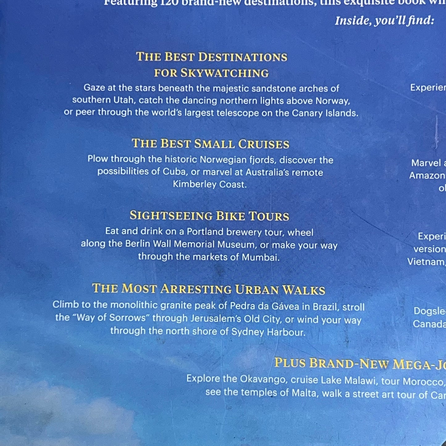 NATIONAL GEOGRAPHIC Journeys Of A Lifetime 2nd Edition Hardcover (Used)