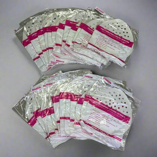 WAXIE (24 PACK) Urinal Screen Flexible Vinyl Cherry Scented One Size White W1400