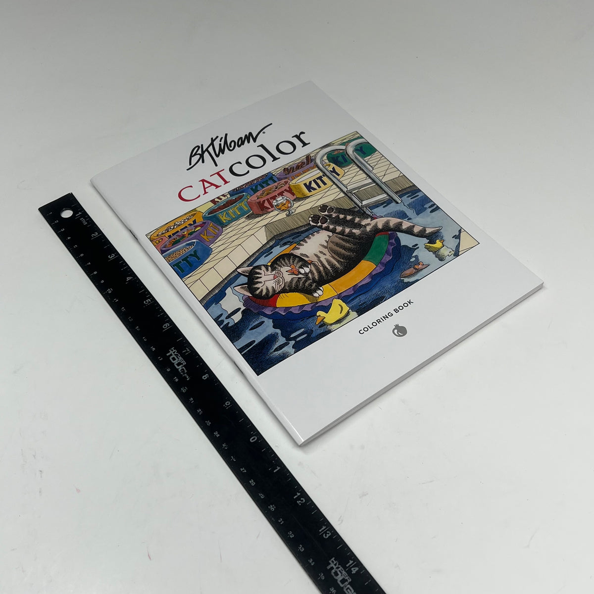 ZA@ POMEGRANATE B. Kliban Catcolor Coloring Book Soft Cover 22 Images