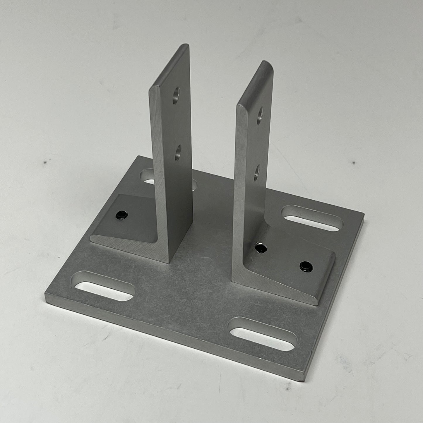 80/20 INC (2 PACK) 15 Series Floor Mount Base Plate Anodized Aluminum 2390