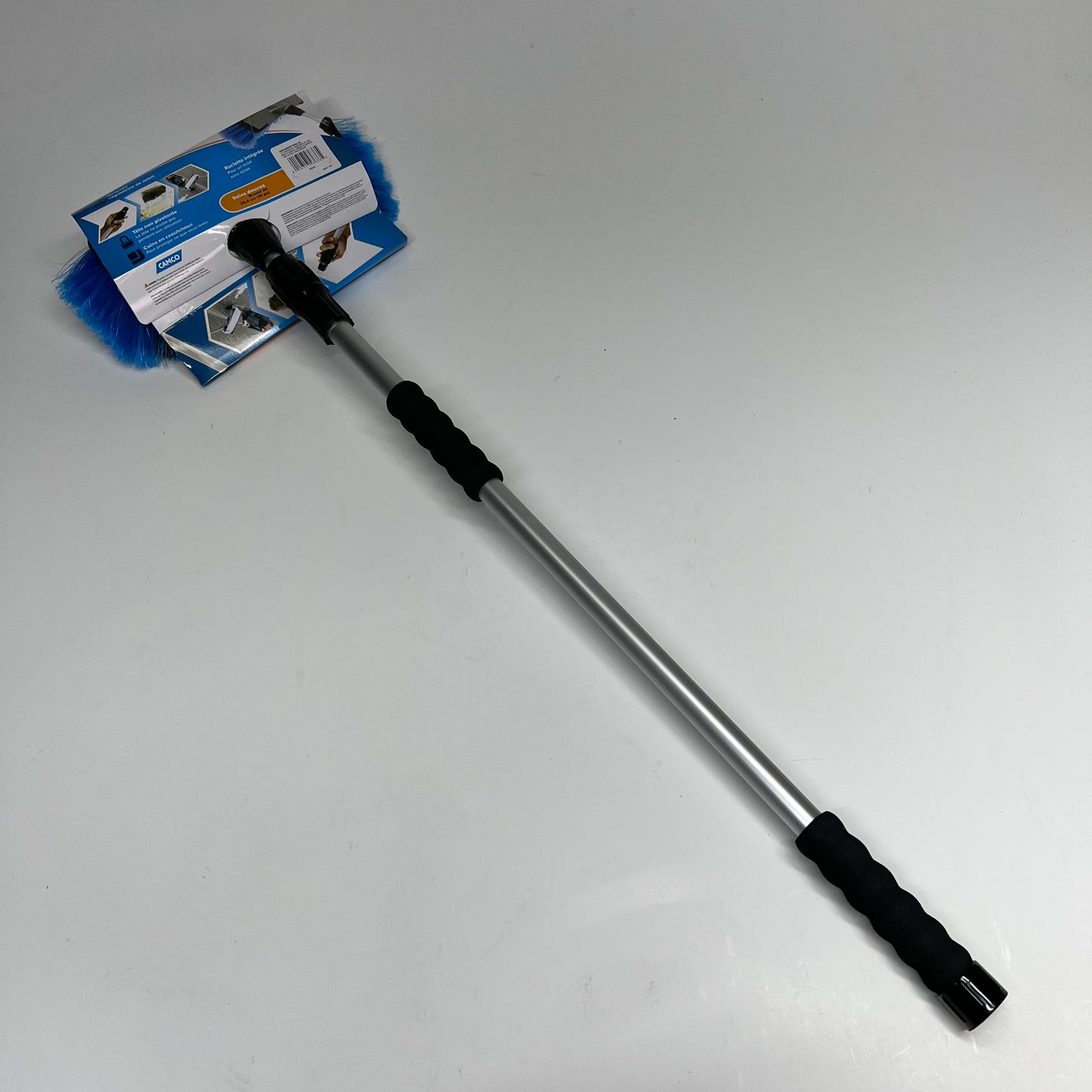 ZA@ CAMCO Rv Wash Brush with Adjustable Handle 36.38" L Blue 43633 (As-Is)
