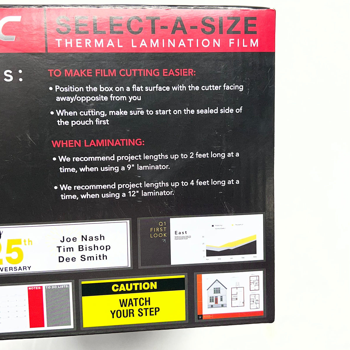 GBC Select-a-size Thermal Laminating Pouches Ready To Use 100' Clear GBC39069