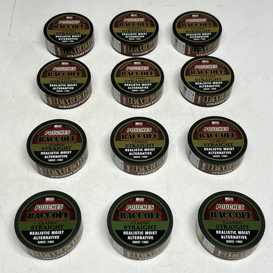 ZA@ BACCOFF (12 PACK) Classic Straight Original Chew Flavor Pouches 1.1 oz BB 10/26