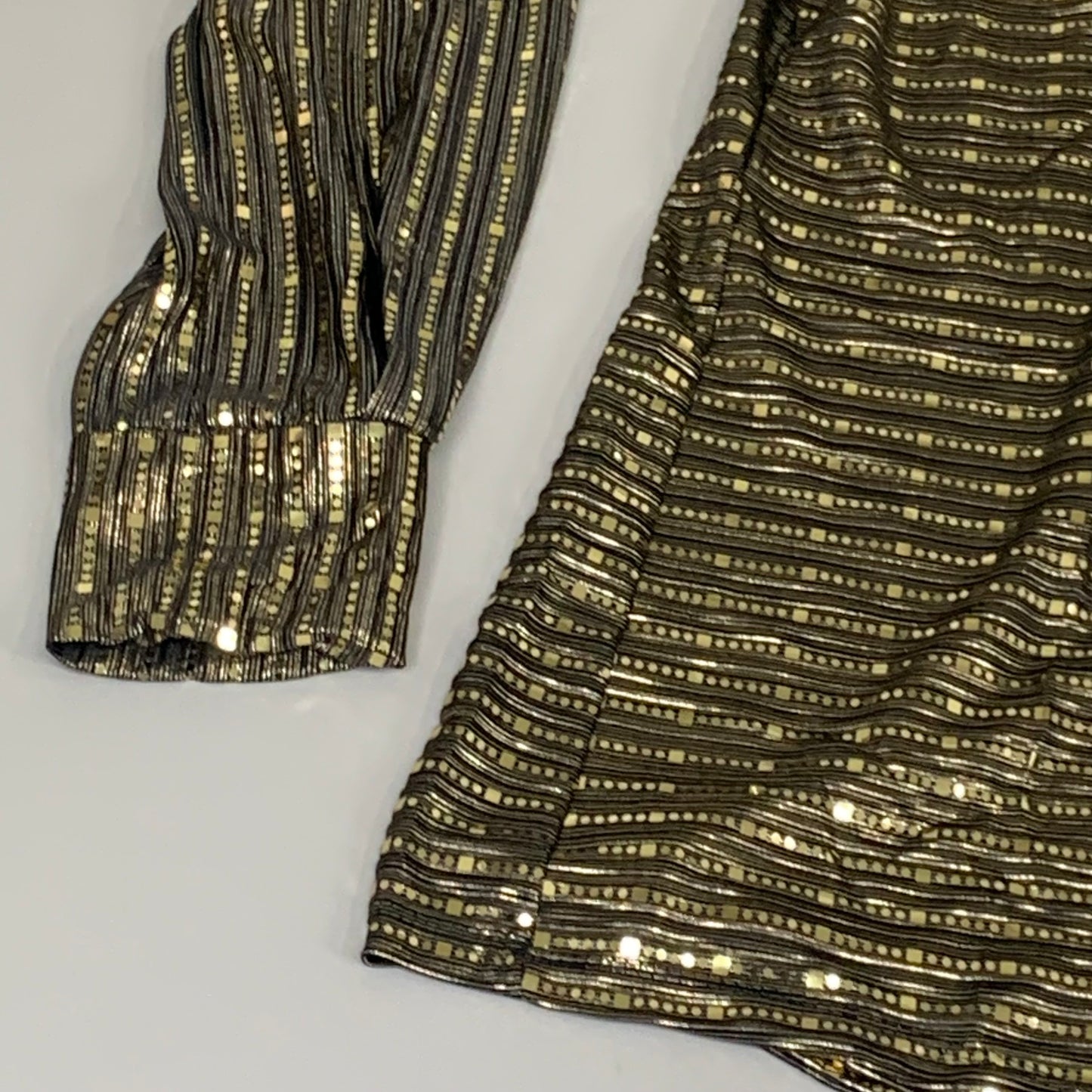 CALIFORNIA COSTUMES Men's 70's Disco Guy Sz-L (42-44) Gold/Black 5121-141