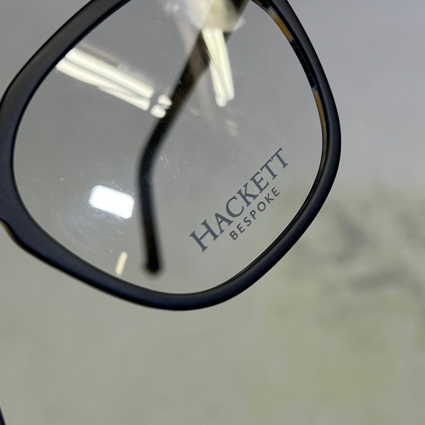 HACKETT Men's Mondonttica Bespoke Glasses Full Rim 359 006 Black On Tortoise