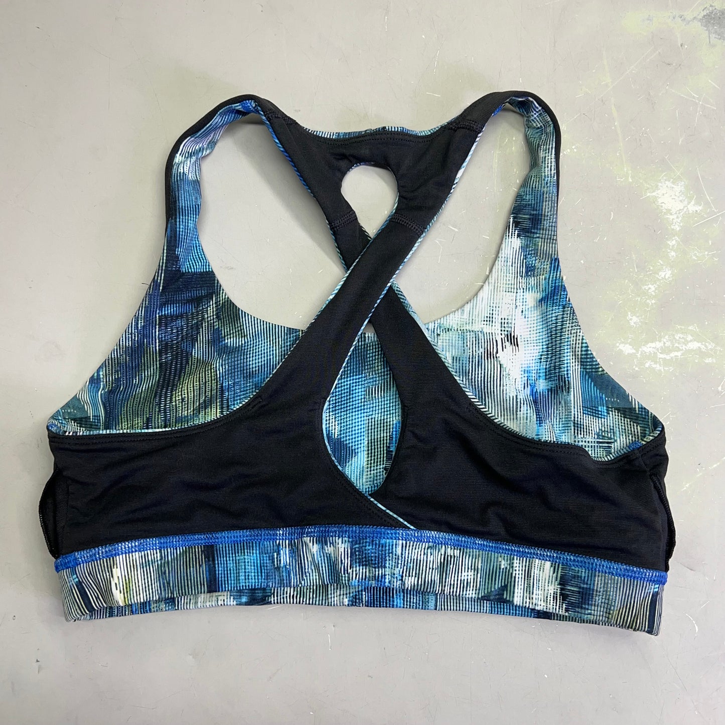 LULULEMON Athletica Time To Sweat Sports Bra Women's Sz 8 Blue (Pre-Owned)