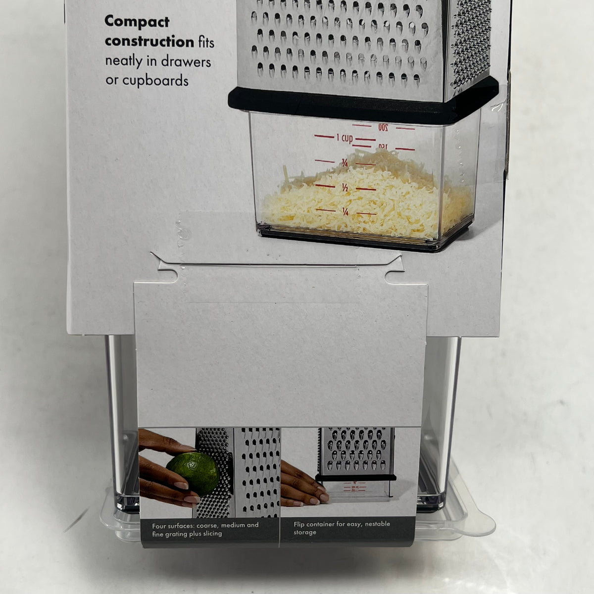 OXO Good Grips Box Grater Stainless Steel W/ Container 12"x12"x5" 1057961