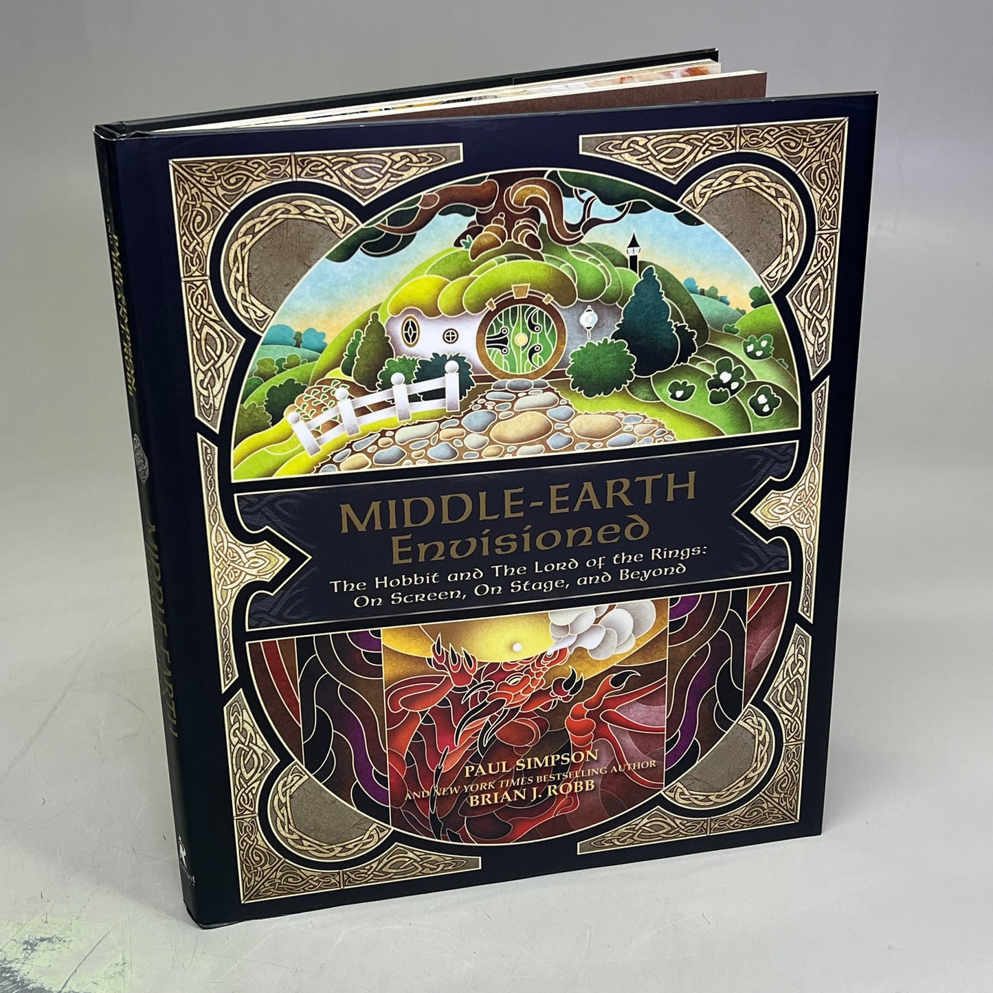 MIDDLE EARTH ENVISIONED The Hobbit & The Lord Of The Rings Hardback Book